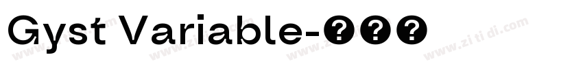 Gyst Variable字体转换